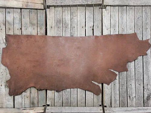 Walnut skirting leather